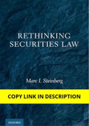 Kindle (online PDF) Rethinking Securities Law