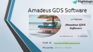 Amadeus GDS Software