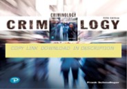 Download⚡PDF❤ Criminology (Justice Series) 5th Edition