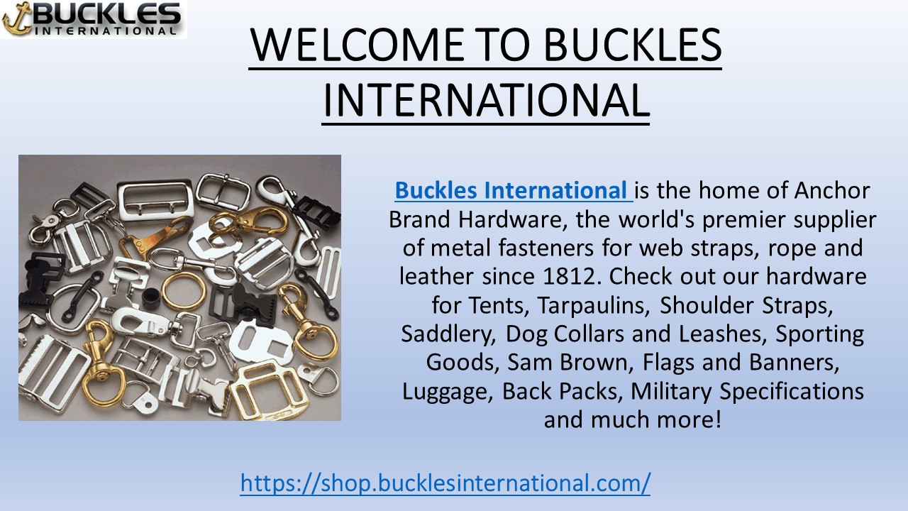Stainless Steel D Rings, O Rings & Weldable D Ring Hardware | Buckles International