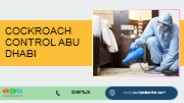 Cockroach Control Abu Dhabi
