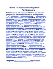 Guide To Application Integration For Beginners