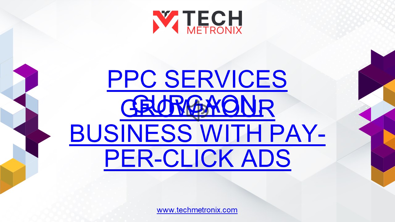 TechMetronix- Pay per click service provider in Gurgaon