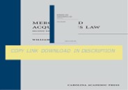 [READ]⚡PDF✔ Mergers and Acquisitions Law Second Edition