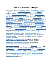 What Is Product Design?