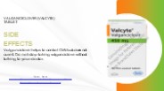 Valganciclovir (Valcyte) Tablet side effects
