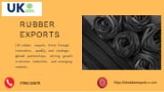 RUBBER EXPORTS