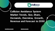 Collision Avoidance System Market