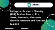 Enterprise Resource Planning (ERP) Market