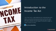 Income Tax Act in India