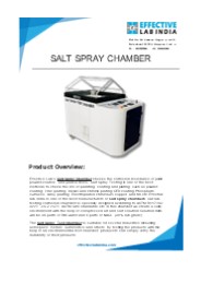 Salt Spray Chamber (Corrosion Tester)