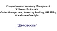 Comprehensive Inventory Management Software for Businesses