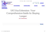 A Step-by-Step Guide to UK Visa Extensions