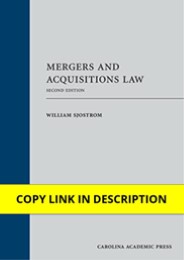 Ebook (download) Mergers and Acquisitions Law Second Edition