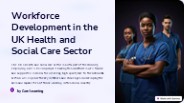 Workforce Development in Health and Social Care