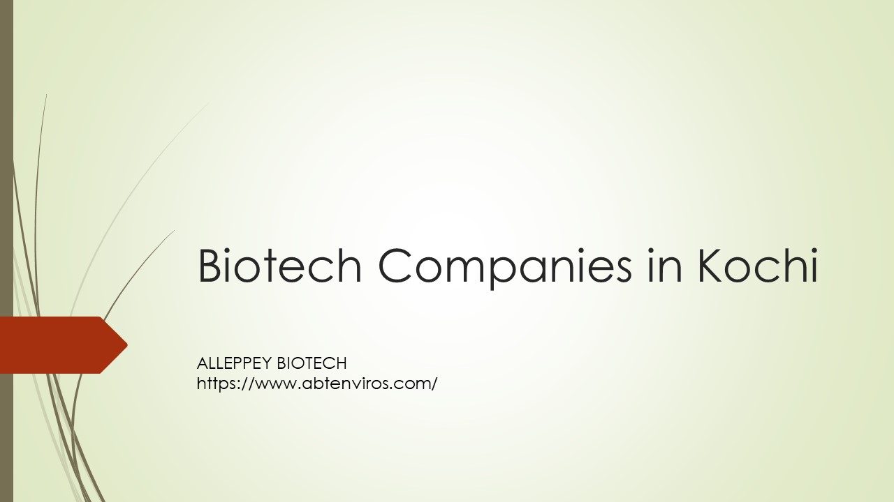 Biotech company in kochi