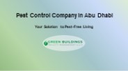Best Pest Control Services in Abu Dhabi: GBFM