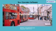 Tour Operator Software