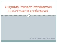 Gujarat's Premier Transmission Line Tower Manufacturers (1)