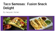 Taco Samosas