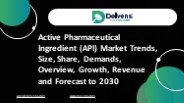 Active Pharmaceutical Ingredient (API) Market
