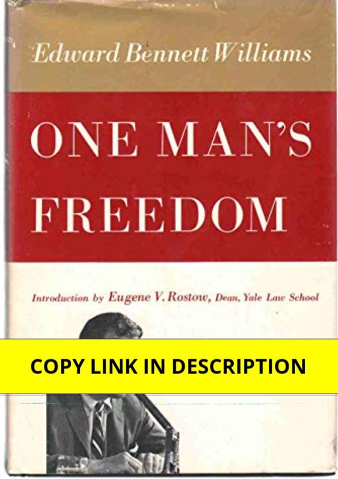 Kindle (online PDF) One man's freedom Hardcover â€“ January 1, 1962