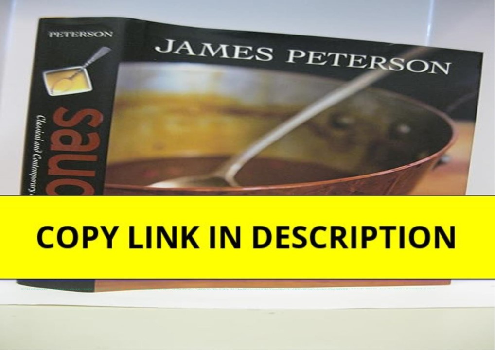 PPT READ Sauces Classical and Contemporary Sauce Making, 3rd Edition