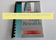 Download⚡PDF❤ Pocket Guide to Legal Research, Spiral bound Version 1st Edition