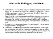Plan India Picking up the Pieces