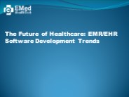 The Future of Healthcare: EMR/EHR Software Development Trends