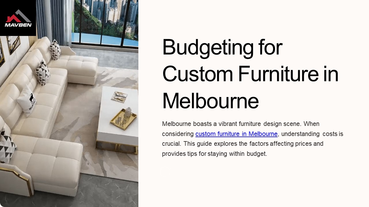 Budgeting for Custom Furniture What to Expect