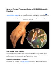 Severe Infection: Treatment Options  |  KBK Multispeciality Hospitals