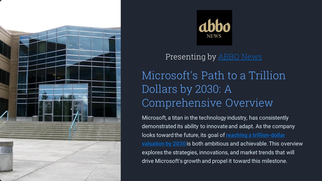 Can Microsoft reach a trillion dollars by 2030?