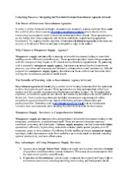 Top Manpower Supply Company in Israel