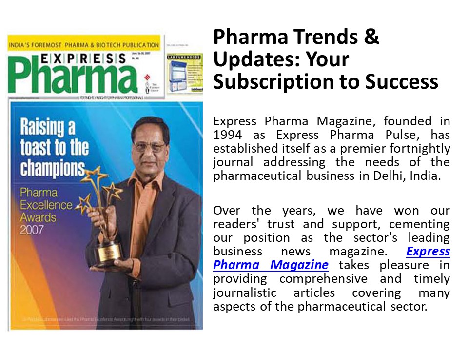 Pharma Trends & Updates: Your Subscription to Success