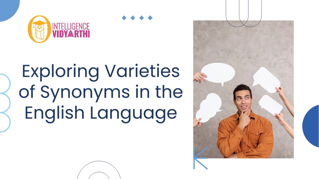 Varieties of synonyms in the english language