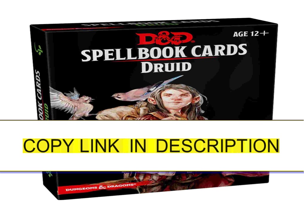 get [PDF] Download Spellbook Cards: Druid (Dungeons & Dragons)