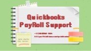 Quickbooks PayRoll support