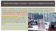 Medical Device Design Consultant – Your Partner in Healthcare Innovation