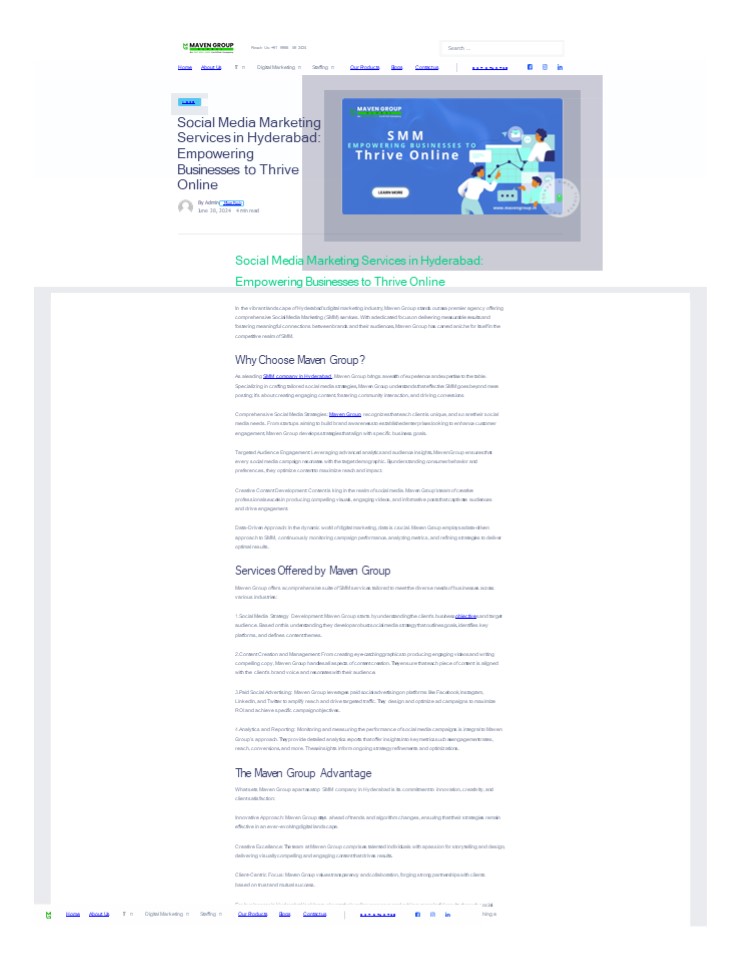 SMM company in Hyderabad