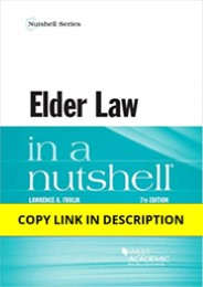 PDF Elder Law in a Nutshell (Nutshells) 7th Edition