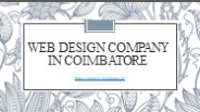 Web design company in Coimbatore