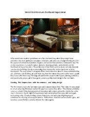 Hotel Architecture And Guest Experience