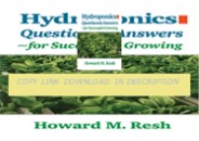 Ebook⚡(Download )⚡ Hydroponics: Questions & Answers for Successful Growing