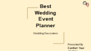 Destination Wedding Décor in Gurgaon