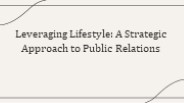 Leveraging Lifestyle: A Strategic Approach to Public Relations