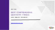 Best Comprehensive Dentistry Frisco With Tribute Dentistry