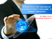 Nikolay Kosov Russia  - Financial Integration And Innovation