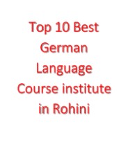 German language Course in Rohini