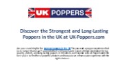 Long Lasting Popper Online UK